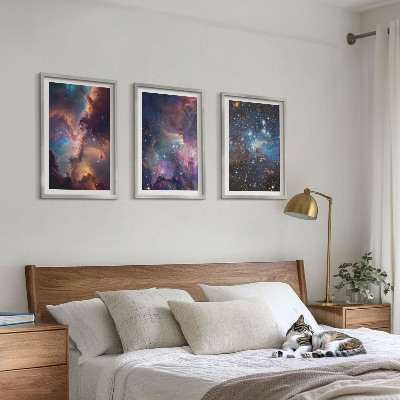Composizione di quadri Paesaggi stellari cosmici