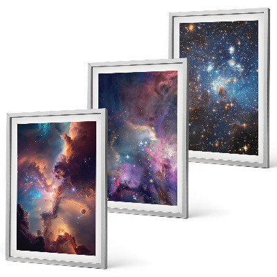 Composizione di quadri Paesaggi stellari cosmici