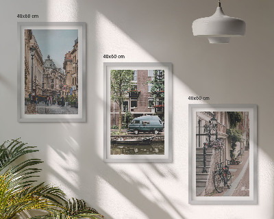 Set di quadri incorniciati Vedute cittadine degli edifici