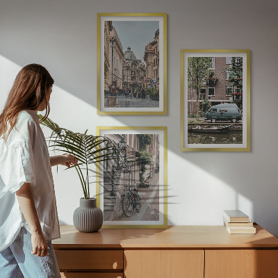 Set di quadri incorniciati Vedute cittadine degli edifici