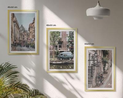 Set di quadri incorniciati Vedute cittadine degli edifici