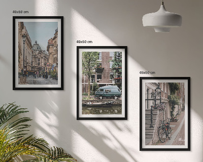 Set di quadri incorniciati Vedute cittadine degli edifici