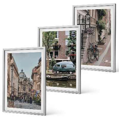 Set di quadri incorniciati Vedute cittadine degli edifici