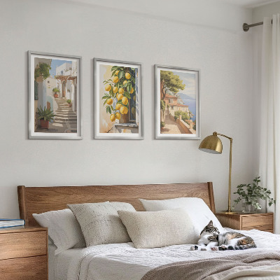 Set di 3 quadri Vista mare di Lemon Streets