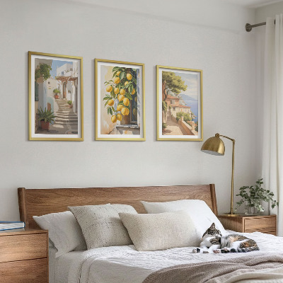 Set di 3 quadri Vista mare di Lemon Streets