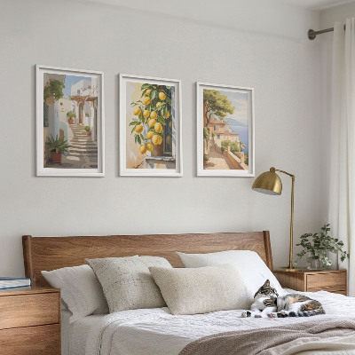 Set di 3 quadri Vista mare di Lemon Streets