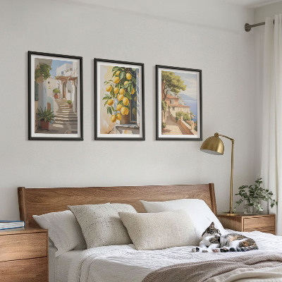 Set di 3 quadri Vista mare di Lemon Streets