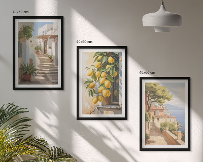 Set di 3 quadri Vista mare di Lemon Streets