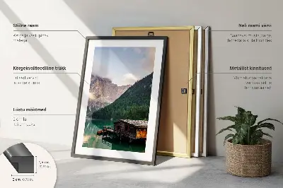 Set di quadri incorniciati con le eleganti figure vegetali di Matisse