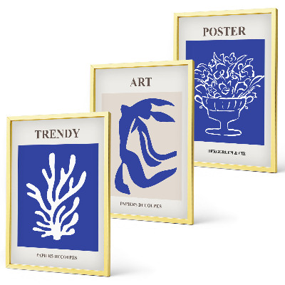 Set di quadri incorniciati I poster astratti di Matisse