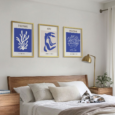 Set di quadri incorniciati I poster astratti di Matisse