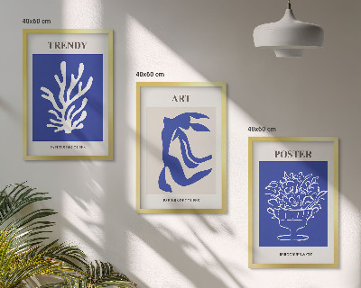 Set di quadri incorniciati I poster astratti di Matisse
