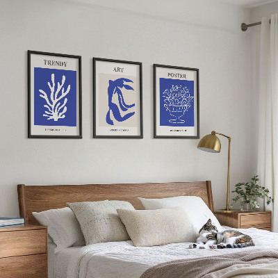 Set di quadri incorniciati I poster astratti di Matisse