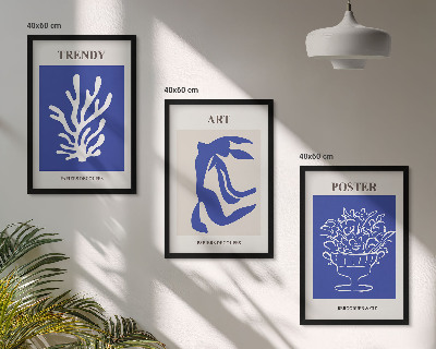 Set di quadri incorniciati I poster astratti di Matisse