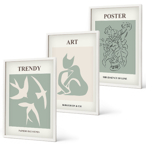Composizione di quadri Le eleganti illustrazioni di Matisse
