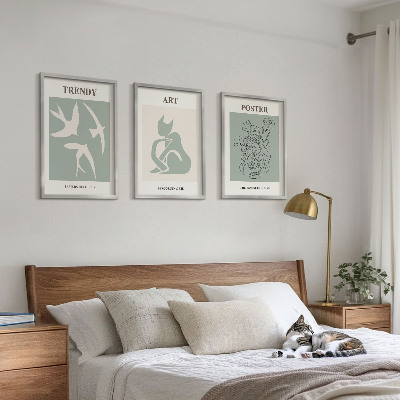 Composizione di quadri Le eleganti illustrazioni di Matisse