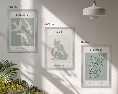 Composizione di quadri Le eleganti illustrazioni di Matisse
