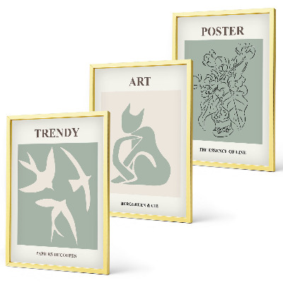 Composizione di quadri Le eleganti illustrazioni di Matisse