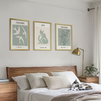 Composizione di quadri Le eleganti illustrazioni di Matisse