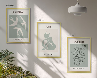 Composizione di quadri Le eleganti illustrazioni di Matisse