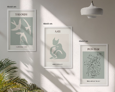 Composizione di quadri Le eleganti illustrazioni di Matisse
