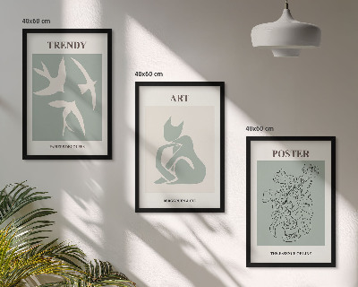 Composizione di quadri Le eleganti illustrazioni di Matisse
