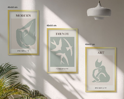 Composizione di quadri figure astratte di Matisse