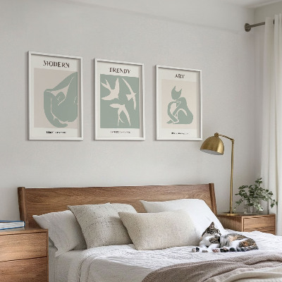 Composizione di quadri figure astratte di Matisse