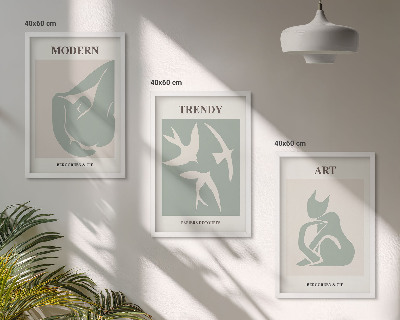 Composizione di quadri figure astratte di Matisse