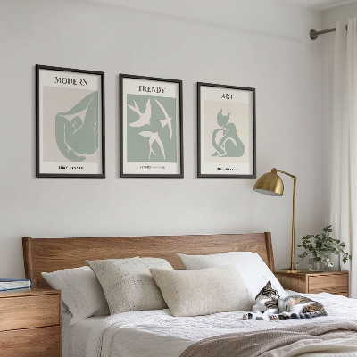 Composizione di quadri figure astratte di Matisse
