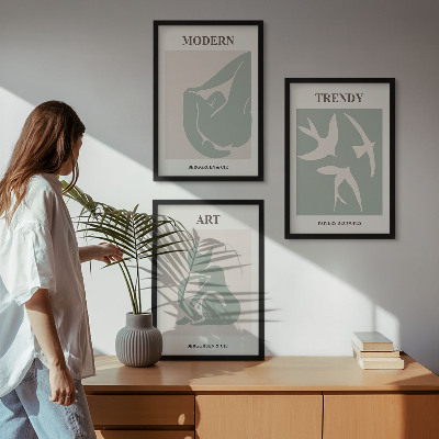 Composizione di quadri figure astratte di Matisse
