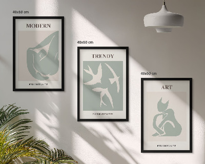 Composizione di quadri figure astratte di Matisse