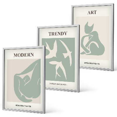 Composizione di quadri figure astratte di Matisse