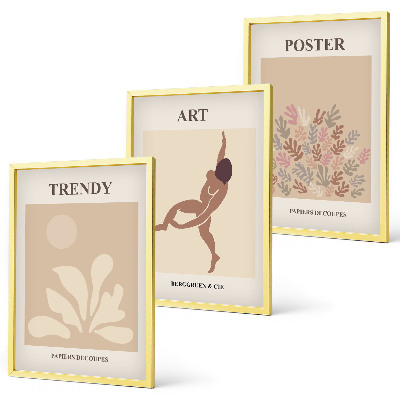Set di quadri incorniciati Le forme astratte di Matisse