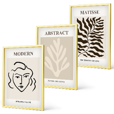 Composizione di quadri Il volto lascia l'arte di Matisse