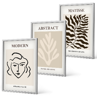 Composizione di quadri Il volto lascia l'arte di Matisse