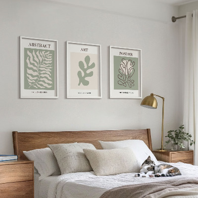 Set di quadri incorniciati I poster con motivi vegetali di Matisse