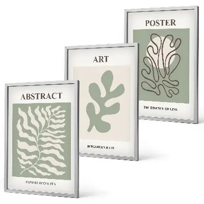 Set di quadri incorniciati con motivi vegetali di Matisse
