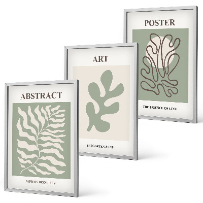 Set di quadri incorniciati I poster con motivi vegetali di Matisse