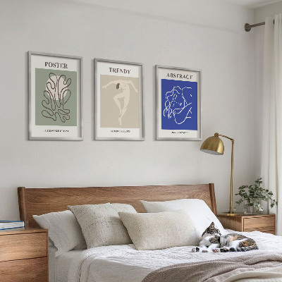 Set di 3 quadri Grafica a pastello di Henri Matisse