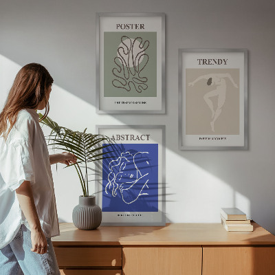 Set di 3 quadri Grafica a pastello di Henri Matisse