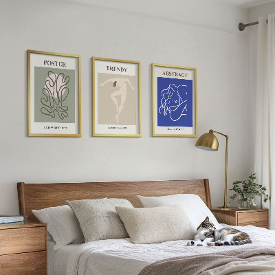 Set di 3 quadri Grafica a pastello di Henri Matisse
