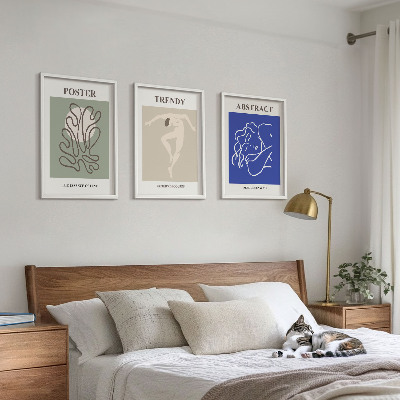 Set di 3 quadri Grafica a pastello di Henri Matisse
