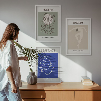 Set di 3 quadri Grafica a pastello di Henri Matisse