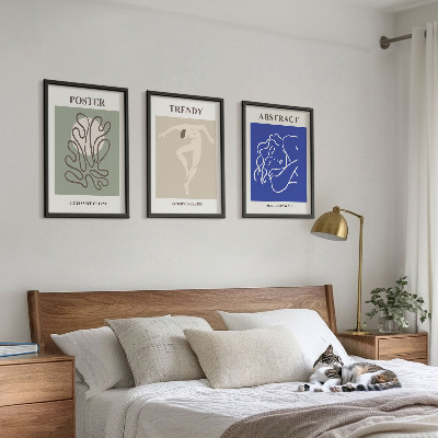 Set di 3 quadri Grafica a pastello di Henri Matisse