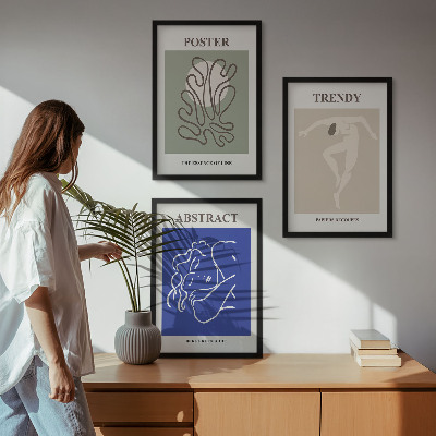 Set di 3 quadri Grafica a pastello di Henri Matisse