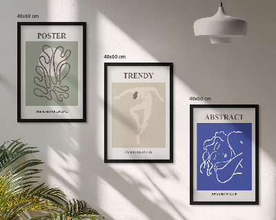 Set di 3 quadri Grafica a pastello di Henri Matisse