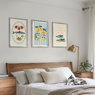 Set di quadri incorniciati Immagini di lifestyle dai sapori italiani