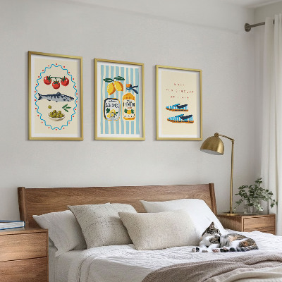 Set di quadri incorniciati Immagini di lifestyle dai sapori italiani