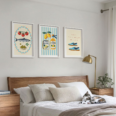 Set di quadri incorniciati Immagini di lifestyle dai sapori italiani